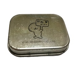 サンリオ❤バツ丸くん　グッドはな丸　缶ケース　未使用の画像