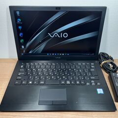 お買い得＞0385 ノートパソコン VAIO  VJPB  i5/8GB/SSD 256GB/Office付け Win11 第6世代　軽量