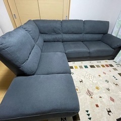 ソファ ニトリ 布張りカウチソファ