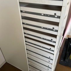 IKEA ALEXアレクス　ホワイト　９段　引き取り限定の画像