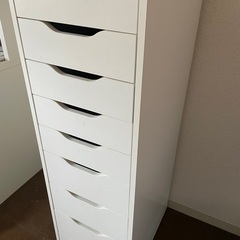 IKEA ALEXアレクス　ホワイト　９段　引き取り限定の画像