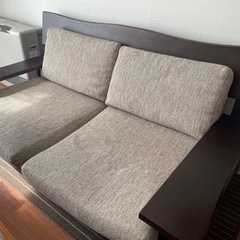 【取引受付中】木製ソファー
