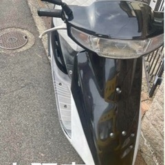原付50cc希少2スト！実働！エナメルシート！マフラー、サイドミ...