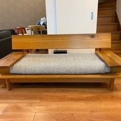 飛騨の家具　飛騨産業正規品　　森のことば　3人掛けソファー無垢の木