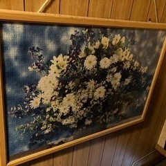 【値下げしました】ジグソーパズル、額縁の画像