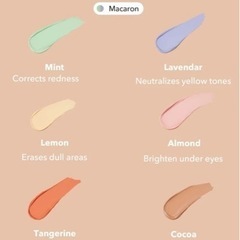 💞SHEGLAM マルチフィックスコンシーラー＆カラーコレクター - Macaronの画像