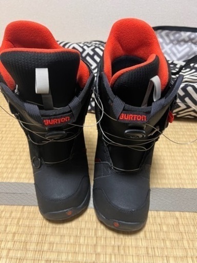 BURTON スノーボード（シューズ26.5cm、ケース、スノボカバー付き)