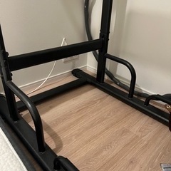美品中古ぶら下がり健康器 クッション付 マルチジム 懸垂マシン 懸垂 トレーニング 腹筋 腕立て 背筋の画像