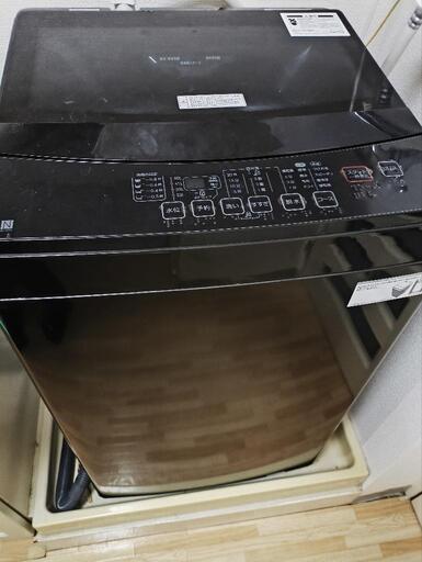 洗濯機　2022年製　6kg　ニトリ　黒