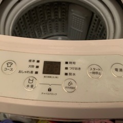 さらに値下げしました！洗濯機 3.8kg 全自動洗濯機 小型一人暮らしの画像