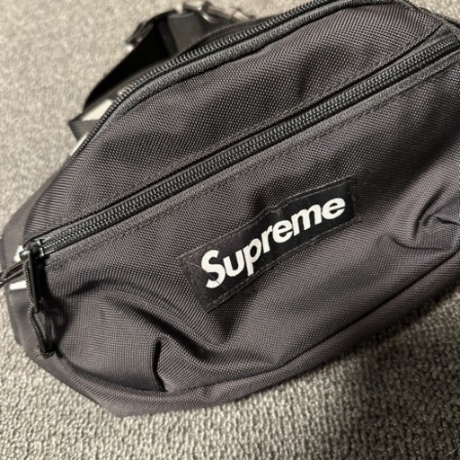 supreme 18ss waist bag 黒