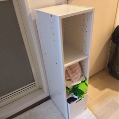 3段 ミニ カラーボックス 白 ホワイトの画像