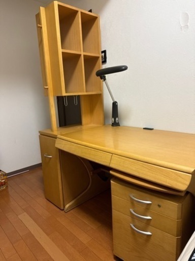 カリモク　学習机用本棚