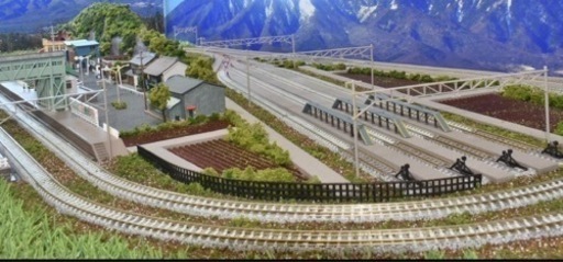 ジオラマ Nゲージ 鉄道模型 おもちゃ 模型、プラモデル