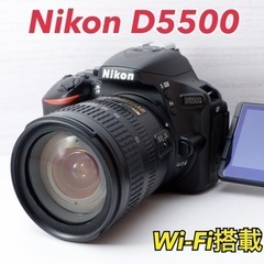 ★Nikon D5500★S数約5300回●豪華なおまけ●Wi-Fi搭載  1ヶ月動作補償あり！ 安心のゆうパック代引き発送！ 送料、代引き手数料無料！