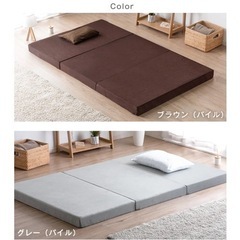 本日限定価格セミダブルマットレス　美品の画像