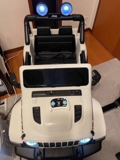 ジープ　子供用　電動車　2人乗り