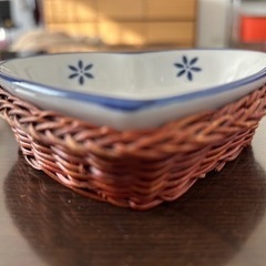 【美品】ハートのお皿の画像