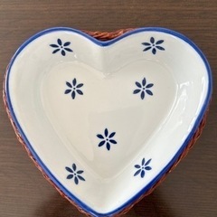 【美品】ハートのお皿の画像