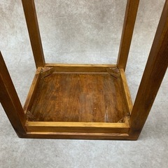 テーブル コーナーテーブル サイドテーブル 台 作業台 小物置き 花台 中古の画像