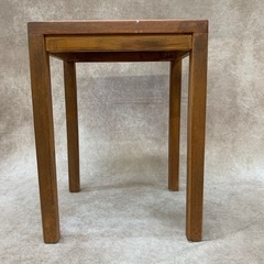 テーブル コーナーテーブル サイドテーブル 台 作業台 小物置き 花台 中古の画像