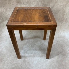 テーブル コーナーテーブル サイドテーブル 台 作業台 小物置き 花台 中古の画像