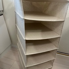 無印良品　ポリエステル麻　シャツホルダー