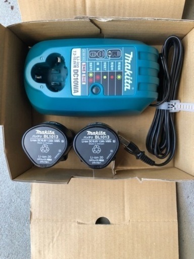 新品！丸山のバッテリー動噴 マキタの充電器と電池2個付きの