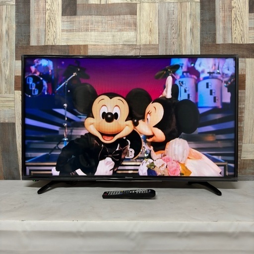 ①即日受渡❣️43型LED液晶 TV 3波裏番組録画対応 HDMI×2搭載19500円