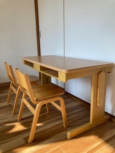 ❗️話し合い中❗️未就学児〜　2人用デスク\u0026チェア