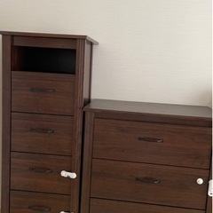 IKEA棚　ブルサリキャビネット2点セット