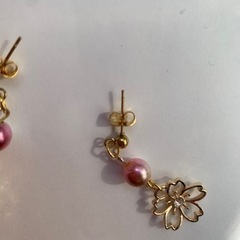 ハンドメイド　ピアスの画像