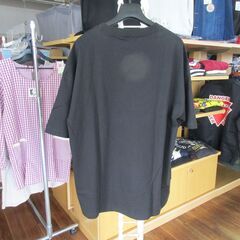 新品綿100％オーバーショルダーTシャツ黒3XL UAP研究家の画像