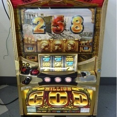  パチスロ実機 ミリオンゴッド 神々の系譜 スロット実機 コイン...