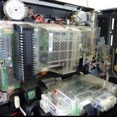  パチスロ実機 ミリオンゴッド 神々の系譜 スロット実機 コイン不要機付き ドアキー/設定キー の画像