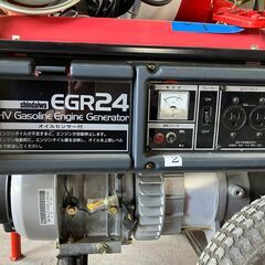 公共事業売払品　発電機　新ダイワ　EGR24