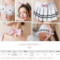 ♥️新品未使用♥️猫様 コスプレ ネコ耳カチューシャ 付き 猫耳 しっぽ 可愛い コスチューム cosplay costume かわいい ワンピース レディース フリーサイズ 女性用 Tバック付き の画像