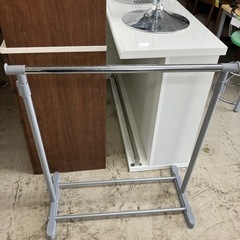 ☆値下げ☆k2403-416 キャスター付き パイプハンガーラッ...