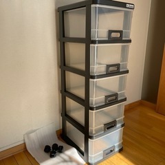 衣装ケース5段収納チェストキャスター付き家具 収納家具 収納ケース