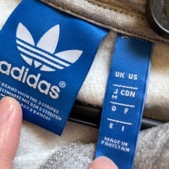 アディダスオリジナルス adidas originals パーカー フーディ プルオーバー スウェット トレフォイル ロゴ プリント 裏起毛 AB8290 グレー Mメンズの画像