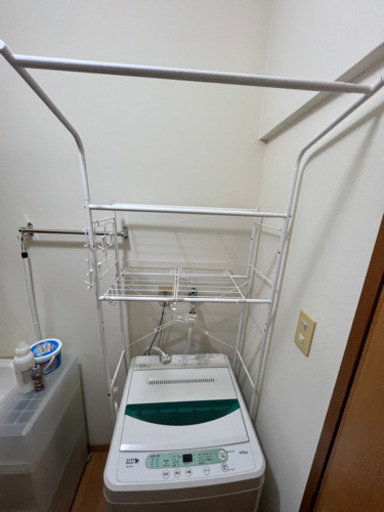 ヤマダ電機オリジナル洗濯機4.5kg(2018年製)・ラック付き