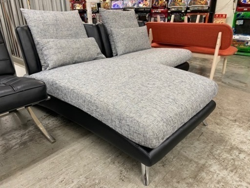 【愛品館 江戸川店 ソファ】ARMONIA（アルモニア）シェーズロングソファ 2P ID:156-019584-007