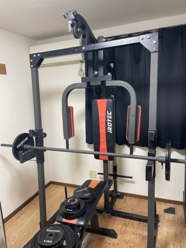 IROTECアイロテック　パワーラック　70kg程プレート付き