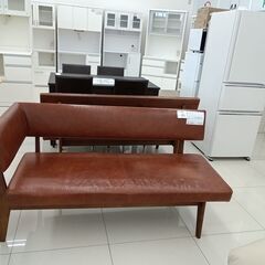 ★ジモティ割あり★  ベンチソファー ブラウン H78×D66×W150 クリーニング済み HJ2479