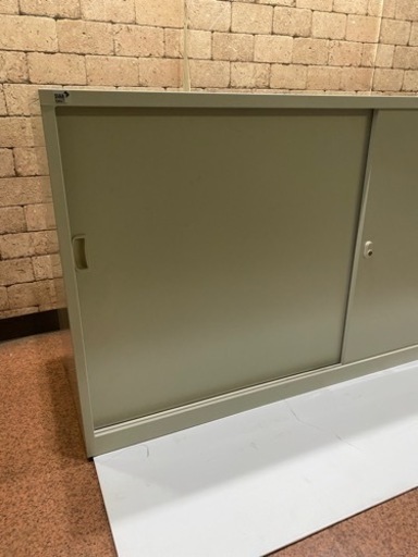 スチールキャビネット オフィス 事務所 店舗用 引戸 書庫 W1760×D515