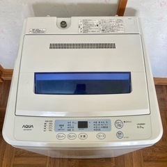 【無料 ジャンク品】洗濯機 AQUA 2012年製の画像