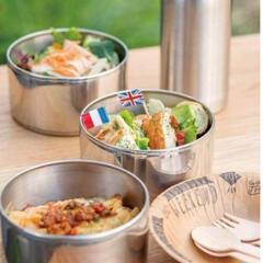 フードキャリア　三段ケース　キャンプ　アウトドア　弁当箱　生活雑貨 家庭用品 キッチン雑貨の画像