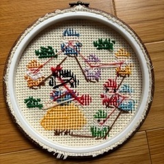 刺繍の飾り物の画像