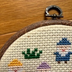 刺繍の飾り物の画像