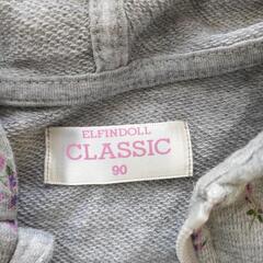 【値下げ】90センチ　花柄　パーカーの画像